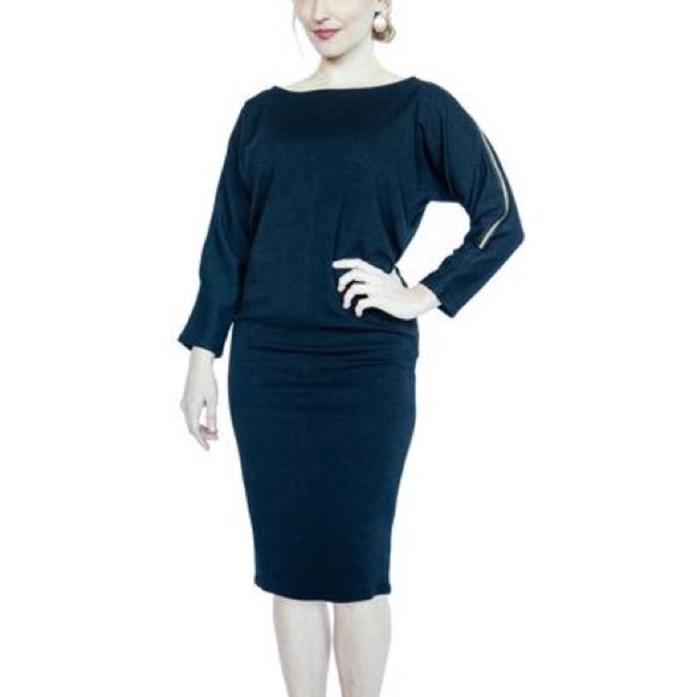 Wukogals | Black Pencil Dress